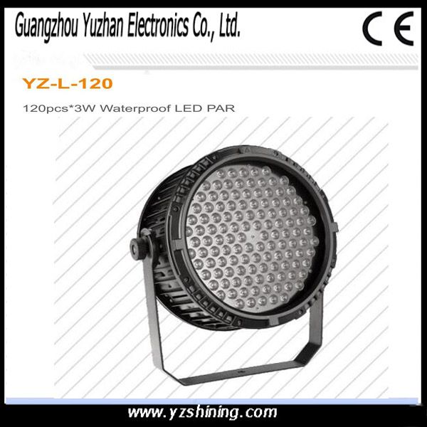 DMX512 LED Stage Lighting 72pcsx3w RGBW Waterproof LED PAR Light